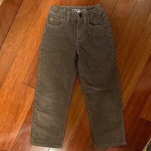 Crewcuts boys Olive Corduroy Straight-Leg Pants